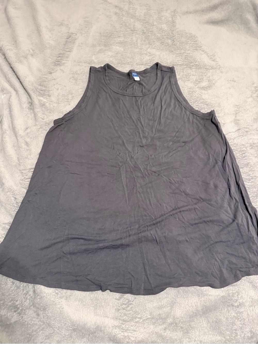 Old Navy Maternity Charcoal gray Scoop Neck Tank Top